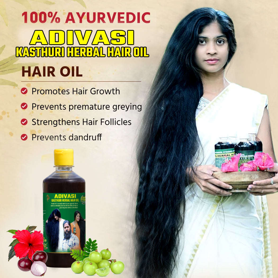 Adivasi Kasturi Herbal Hair Oil 250ml