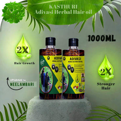 Adivas Kasturi Herbal Hair Care 1000ml