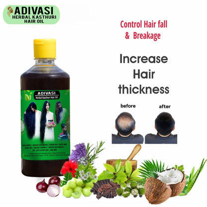 Adivasi Kasturi Herbal Hair Oil 500ml